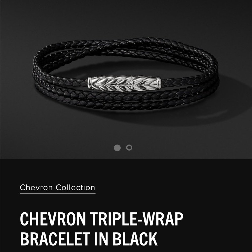 DAVID YURMAN TRIPLE CHEVRON BRACELET